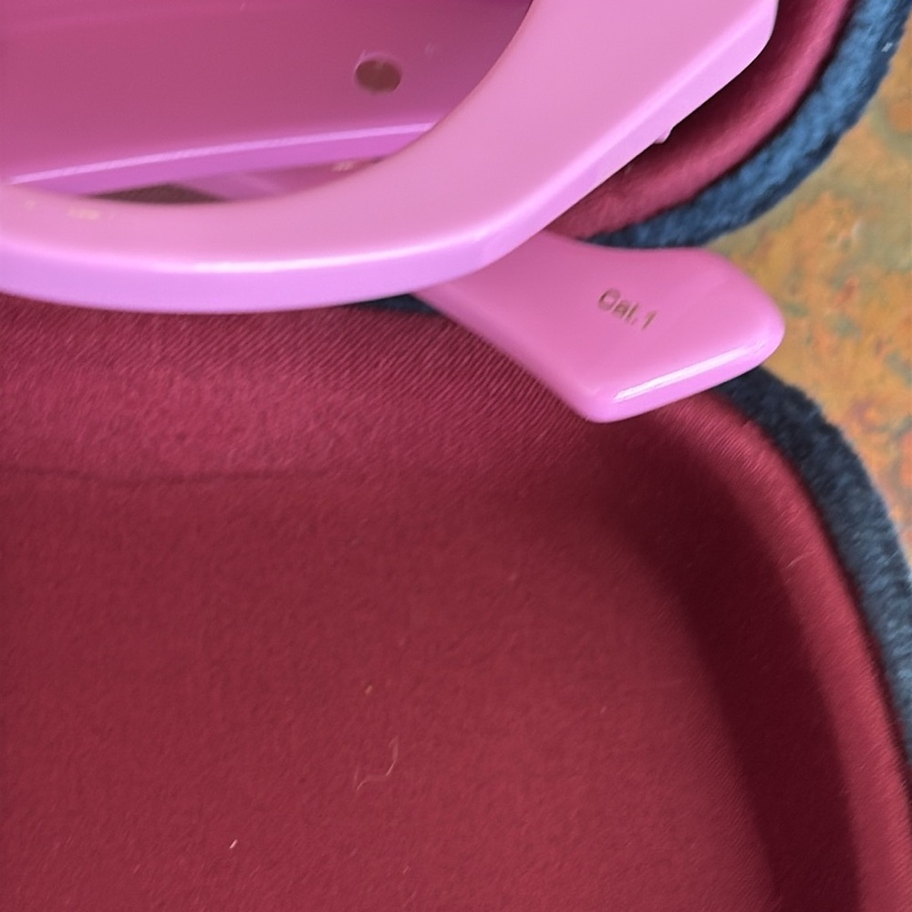 Gucci Pink Geometric Acetate Butterfly Sunglasses Oversized GG Logo w/ Case - Picture 12 of 13